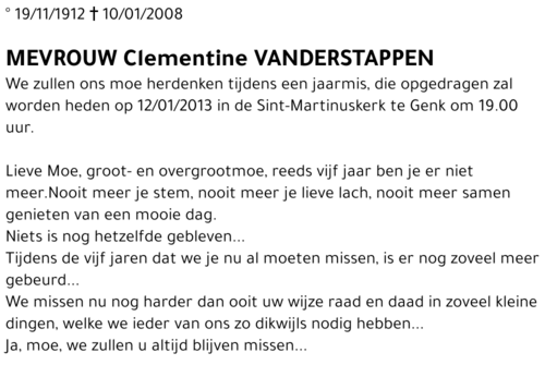 Clementine Vanderstappen
