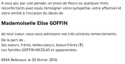 Elise GOFFIN