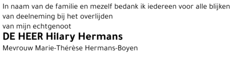 Hilary Hermans