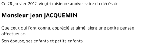 Jean JACQUEMIN