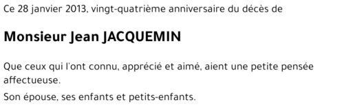 Jean JACQUEMIN