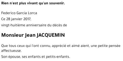 Jean JACQUEMIN