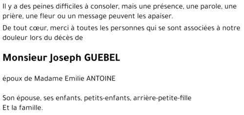 Joseph GUEBEL