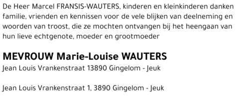 Marie-Louise Wauters
