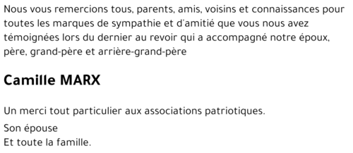 Camille MARX