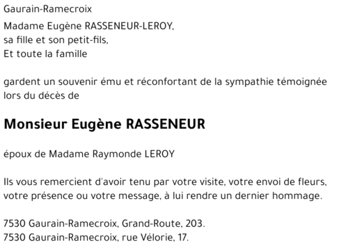 Eugène RASSENEUR