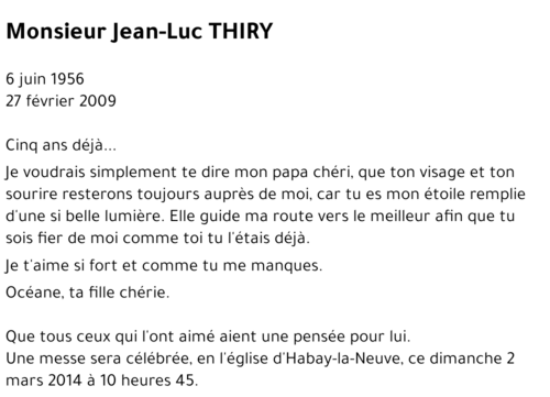 Jean-Luc THIRY