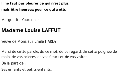 Louise LAFFUT