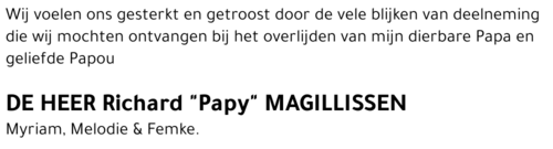 Richard MAGILLISSEN