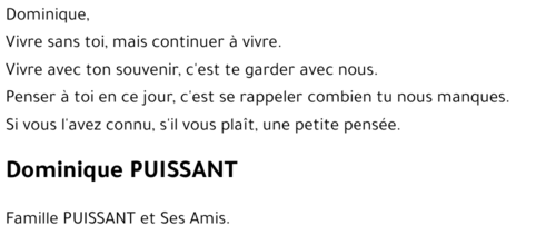 Dominique PUISSANT
