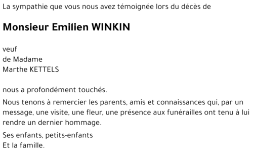 Emilien WINKIN