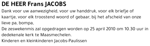 Frans Jacobs