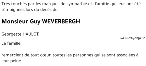 Guy WEVERBERGH