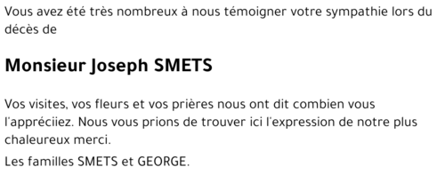 Joseph SMETS