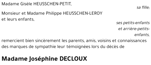 Joséphine DECLOUX