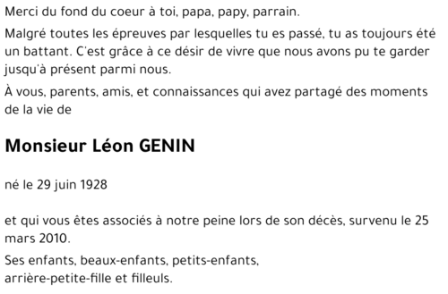 Léon GENIN