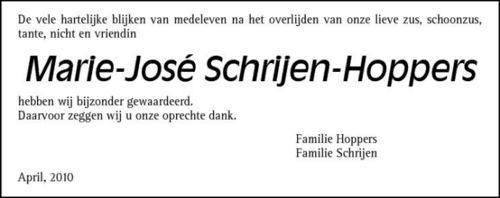 Marie-Jose Hoppers