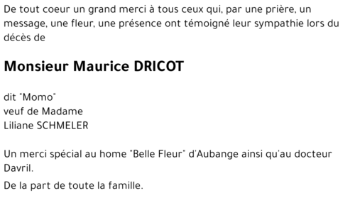 Maurice Dricot