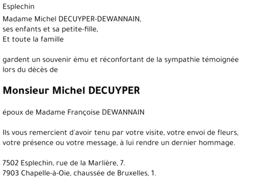 Michel DECUYPER