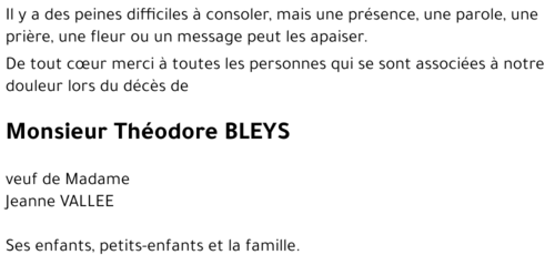 Théodore BLEYS