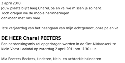 Charel Peeters