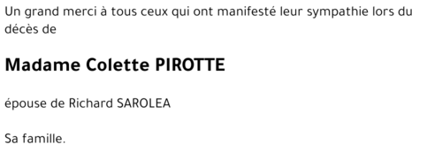 Colette PIROTTE