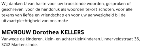 Dorothea KELLERS