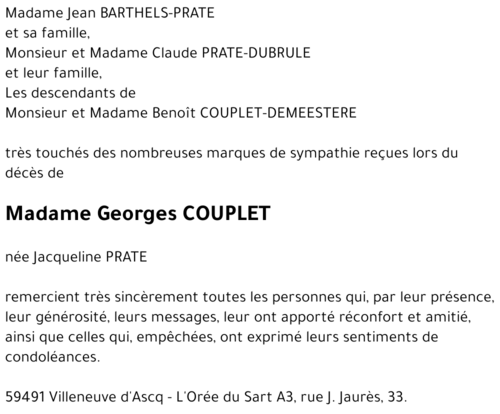 Georges COUPLET