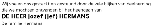 Jozef (Jef) Hermans