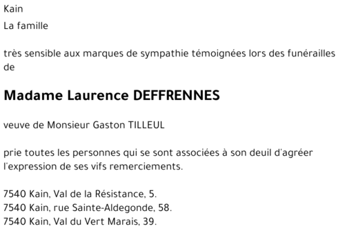 Laurence DEFFRENNES