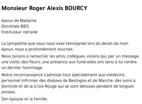 Roger BOURCY