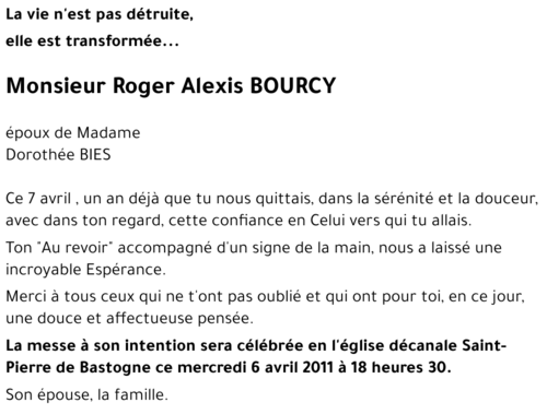 Roger BOURCY