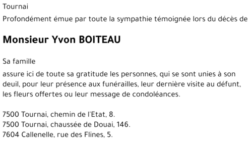 Yvon BOITEAU