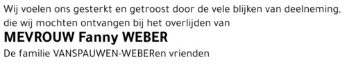 Fanny Weber
