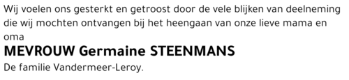 Germaine Steenmans