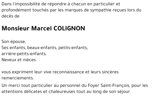 Marcel COLIGNON