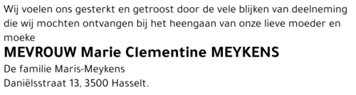 Marie Clementine Meykens