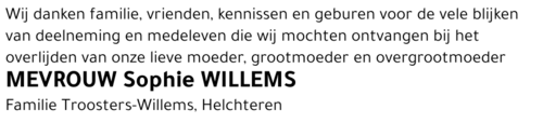 Sophie WILLEMS