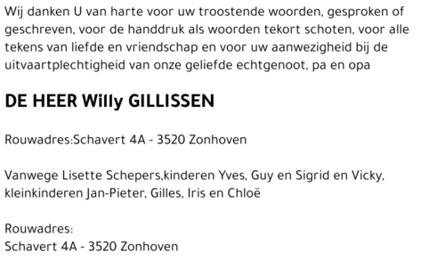 Willy Gillissen