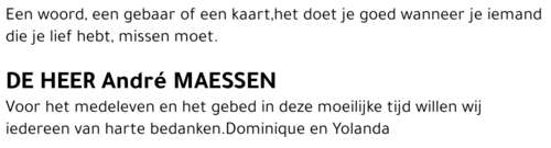 André Maessen