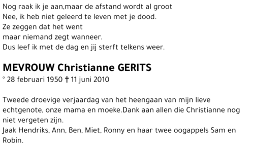 Christianne Gerits