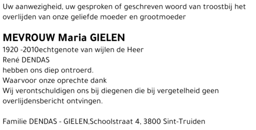 Maria Gielen