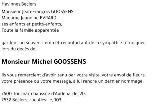 Michel GOOSSENS