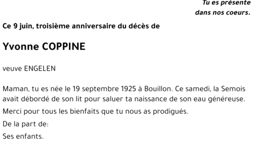 Yvonne COPPINE