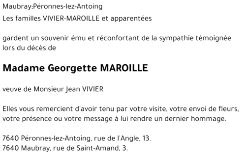 Georgette MAROILLE