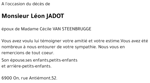 Léon JADOT