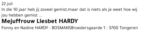 Liesbet HARDY