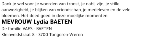 Lydia Baeten