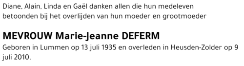 Marie-Jeanne Deferm