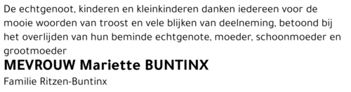 Mariette BUNTINX